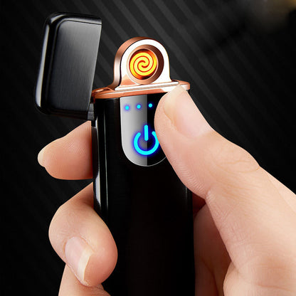 Rechargeable Touch-Sensor Windproof Lighter for Cigarettes and Cigars