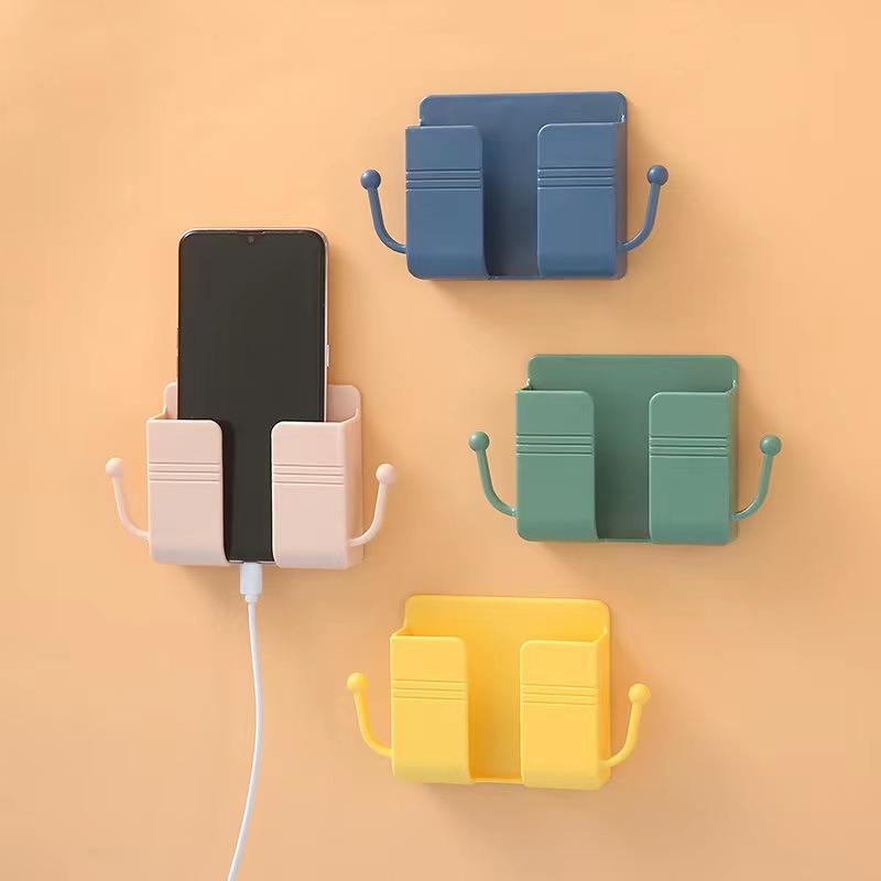 Wall-Mounted Mobile Phone Holder for Charging Solution