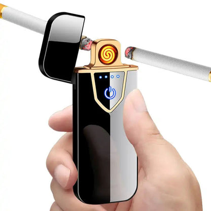 Rechargeable Touch-Sensor Windproof Lighter for Cigarettes and Cigars